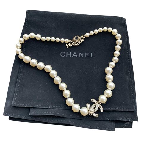 collier chanel perle prix|chanel collier en ligne.